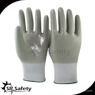 SRSAFETY Anti-oil full nitrile coated glove/work glove/safety glove